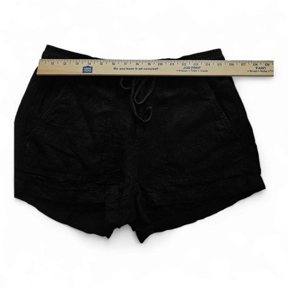 Lou & Gray Black Women's Linen Blend Shorts Size Small - Picture 4 of 5